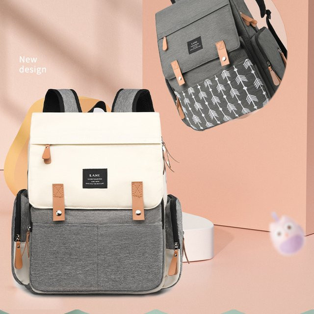 DHDH Multifunktionale Wickeltasche als Rucksack, wasserdichte Baby-Tasche für Outdoor und Reisen - Bild 1