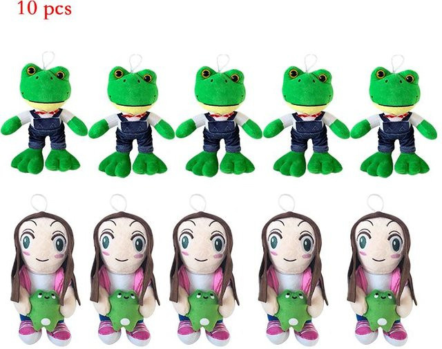 Treasuringu Magische Ausdruck Plüschpuppen Cartoon Mädchen Frosch Paar, Plüschtier - Bild 1