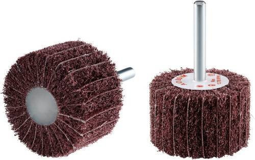Rhodius TOPline Vliesfächerschleifer 10er Pack, Körnung A80, medium, für Edelstahl, Stahl und NE-Metalle, B: 50 mm, H: 30 mm, T: 6 mm - Bild 1