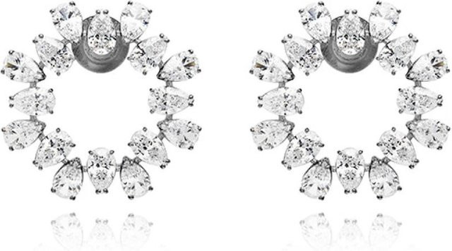 Swarovski Ohrstecker, Kristall, Weiß, Damen - Bild 1