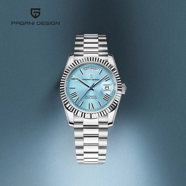 Pagani Design Armbanduhr Automatik, Edelstahl, Saphirglas, Herren - Bild 1