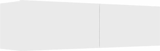 vidaXL TV-Schrank aus Holzwerkstoff in Weiß, B/T/H: 120 x 30 x 30 cm - Bild 1