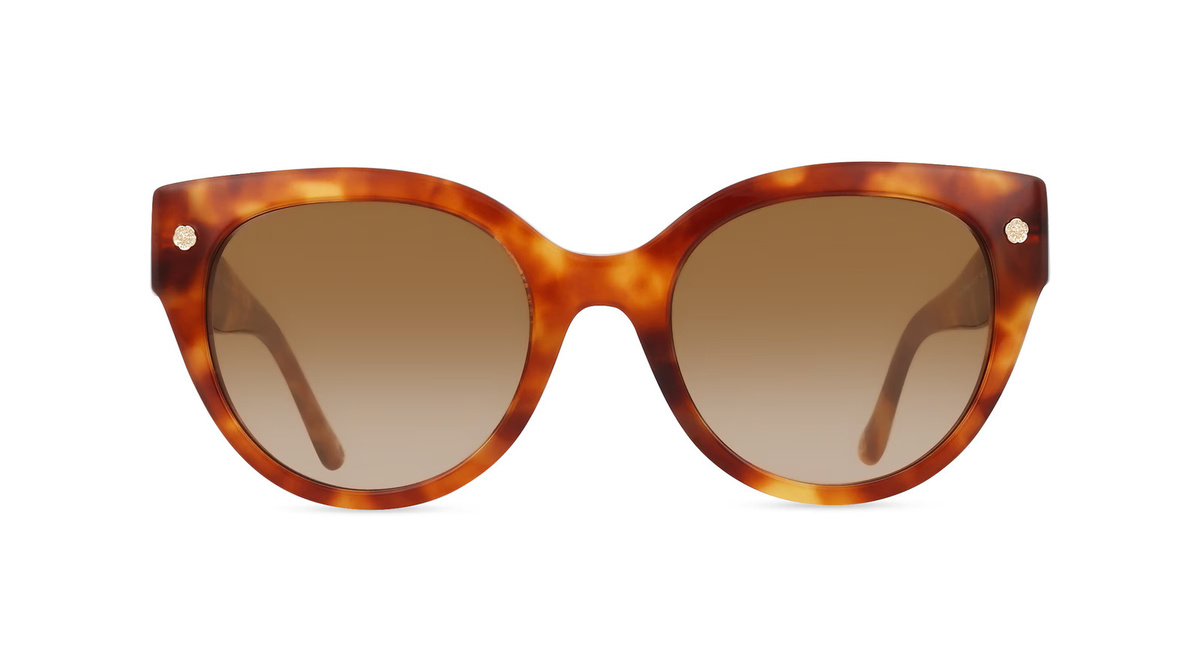 Coach 0HC8393U Sonnenbrille Rund, Vollrand, Acetat, braun, Damen - Bild 1