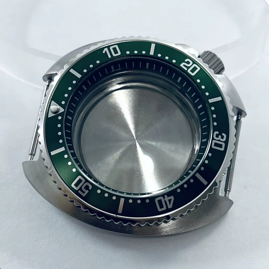 QUKE Uhrengehäuse Edelstahl, Silber, 44 mm, Unisex - Bild 2
