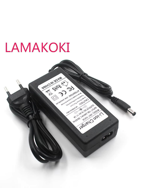 Lamakoki DC Ladegerät mit 5,5 x 2,1 mm Barrel-Plug in Schwarz - Bild 6