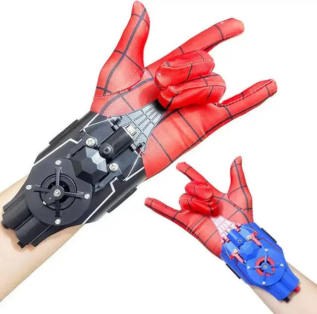 Fondjoy Spiderman Netzschussgeräte, Spinnennetzwerfer, Seilgerät, Cosplay-Spielzeug - Bild 1