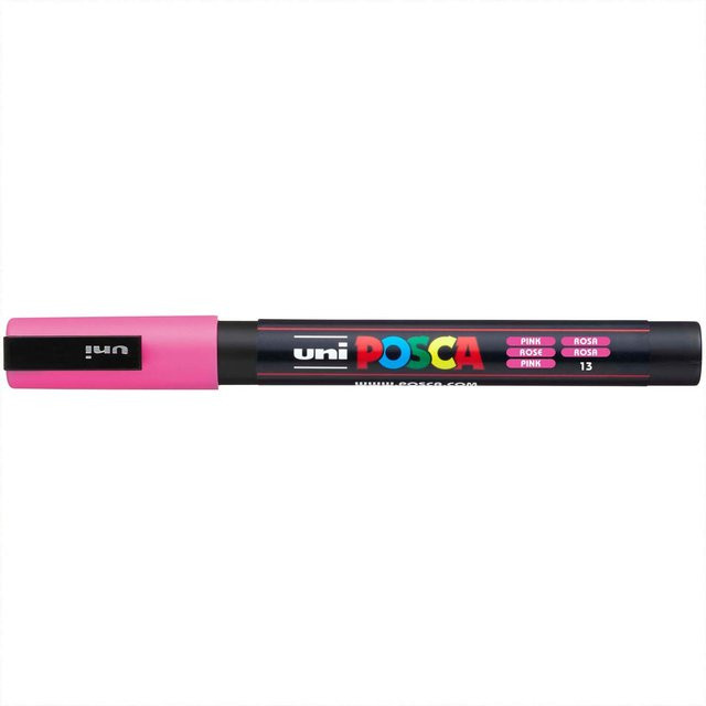 uni POSCA Marker PC-3M Permanent Marker mit feiner Spitze in Pink - Bild 1