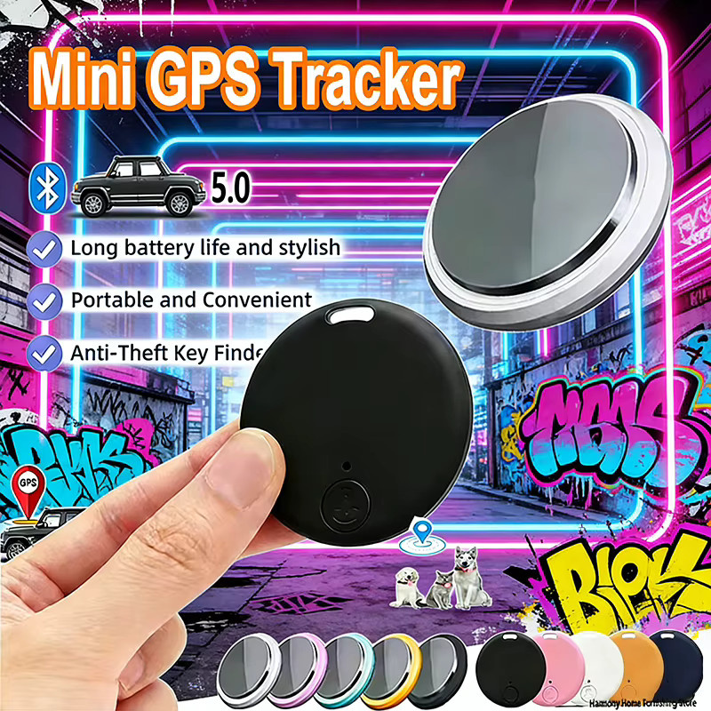 Lenovo Mini GPS-Tracker mit Bluetooth 5.0 als Smart Finder und Locator in Pink für iOS und Android zur Ortung von Haustieren, Kindern, Senioren oder Geldbörsen - Bild 2