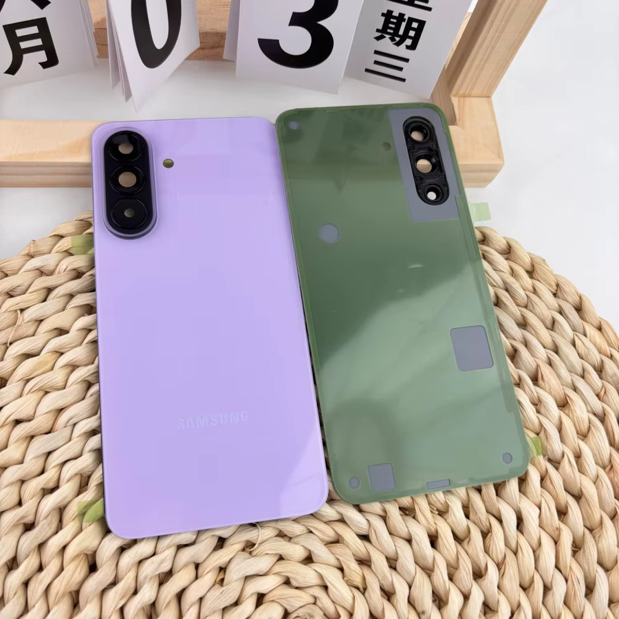 Samsung Galaxy A37 5G A376B Ersatzgehäuse mit Glas-Akkudeckel, Kameralinsenrahmen und Klebstoff in Purple - Bild 2