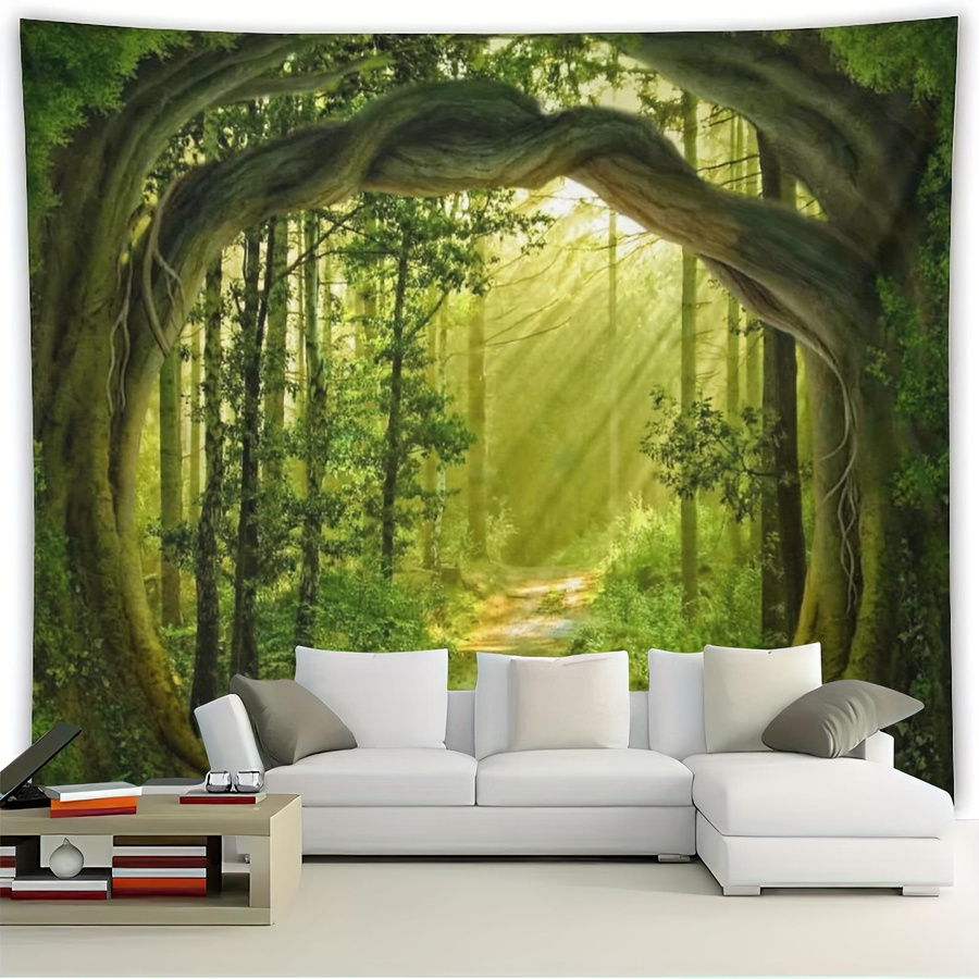 Wandteppich Geheimer Wald von JMG Household Supplies, Farbe Grün, B/H: 40 x 60 cm - Bild 3