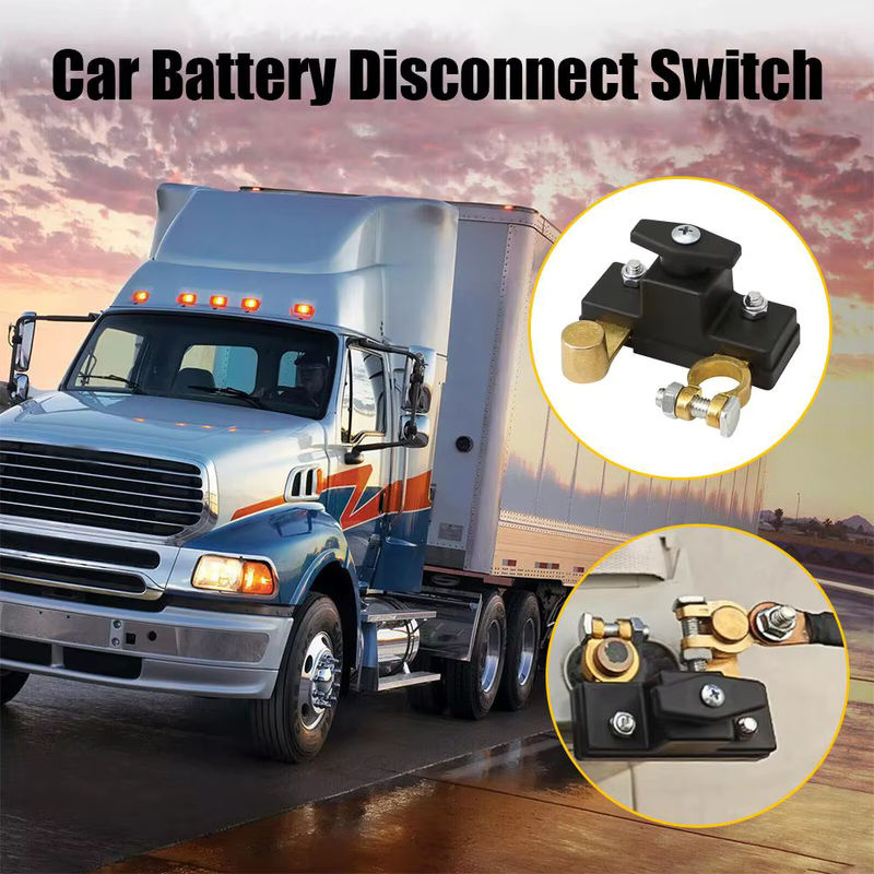 Batterie-Trennschalter für Auto und RV mit Messing-Partition in Gold oder Schwarz für 12V und 24V - Bild 5