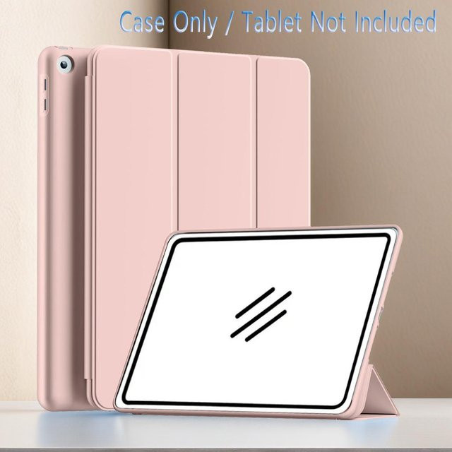 Magnetische Schutzhülle für iPad 7., 8. und 9. Generation 10,2 Zoll mit weicher Schale in Rosa - Bild 1
