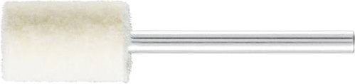 PFERD Filzpolierstifte Zylinderform Weiß Durchmesser: 10 mm, Schaft-Durchmesser: 3 mm, Länge: 15 mm - Bild 1