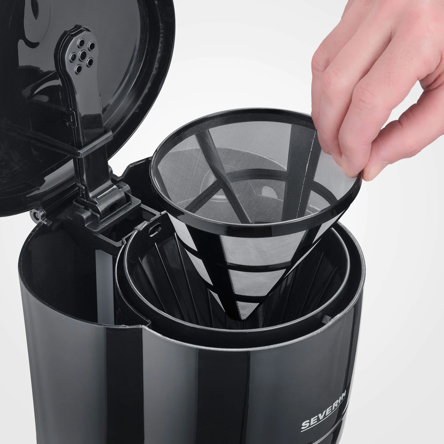 Severin Filterkaffeemaschine KA 4320 Schwarz, 1,25 l Fassungsvermögen - Bild 3