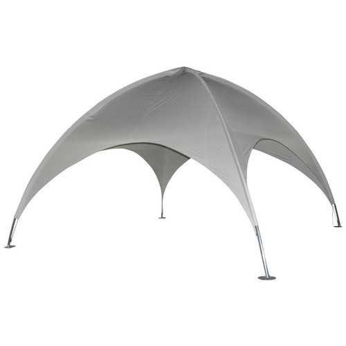 LECO Pavillon mit Kuppeldach in Grau und Silber, B/T/H: 500 x 500 x 350 cm - Bild 4