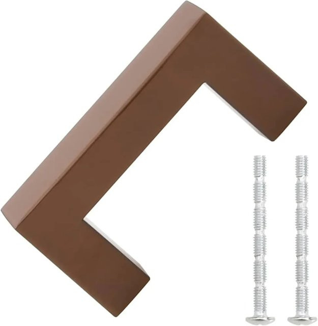 vidaXL Möbelgriffe Set aus Edelstahl in Bronze und Silber, 10 Stück, Matt, Länge: 64 mm - Bild 1