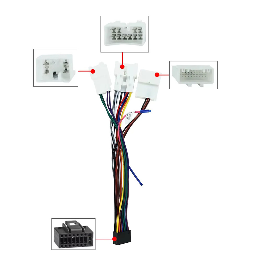 Android Auto Kabel Adapter für Toyota Corolla Camry Highlander VIOS Yaris RAV4 Land Cruiser Kabelbaum Stecker Zubehör - Bild 2