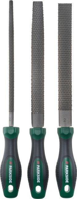 Parkside Raspel-Set aus gehärtetem Stahl, 3-teilig, rund, mehrfarbig - Bild 1