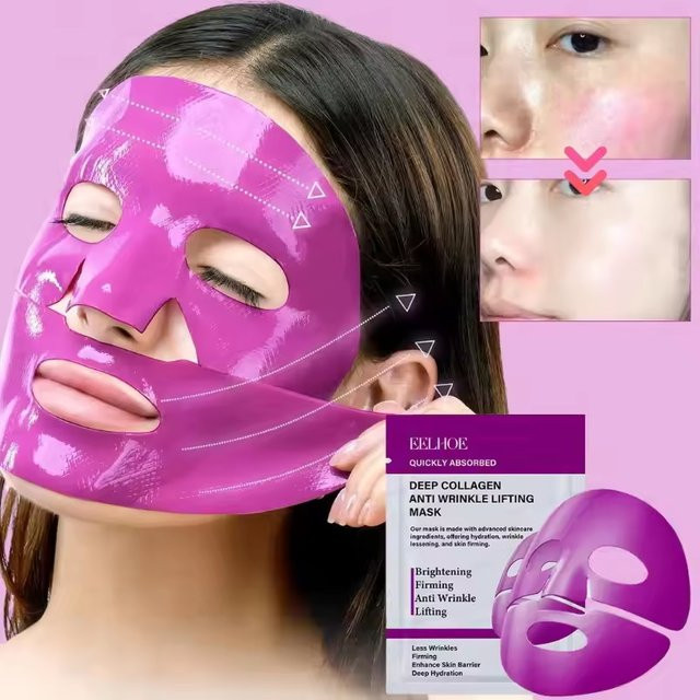 eelhoe Kollagen Anti-Falten-Gesichtsmaske, Unisex - Bild 1