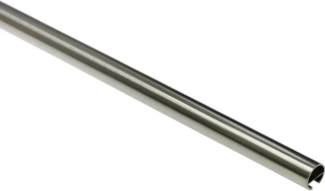 Gardinia Gardinenstange Memphis mit Innenlauf aus Edelstahl in Silber, Durchmesser: 16 mm, Länge: 240 cm - Bild 1