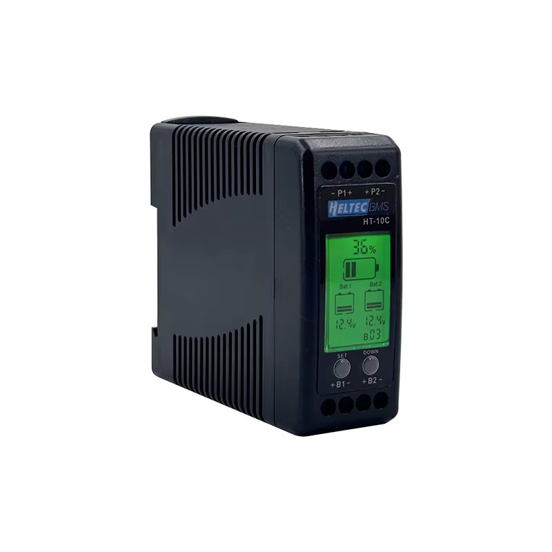 Heltec Batterie-Equalizer 12 V Spannungsregler für Blei-Säure-Batterien mit LCD-Anzeige in Schwarz - Bild 2