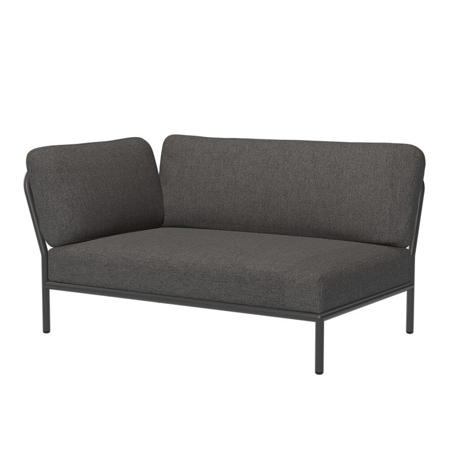 Houe LEVEL Lounge-Set für Garten und Terrasse in Dark Grey mit 2-Sitzer Sofa, Loungesesseln, Hockern und Beistelltisch - Bild 2