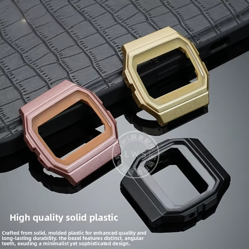 Casio Uhrenarmband Mod Kit, Harz, Schwarz, Gold, Rose, Uhrenzubehör - Bild 2
