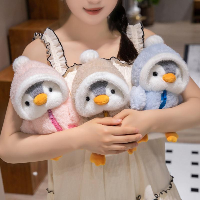 Bai Fen Bai Toys Kreative Drag Pinguin Plüschpuppe Plüschtier 25 cm - Bild 2