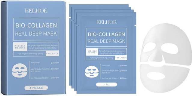 EELHOE Kollagenmaske mit Hyaluronsäure, Gesicht, Unisex - Bild 1