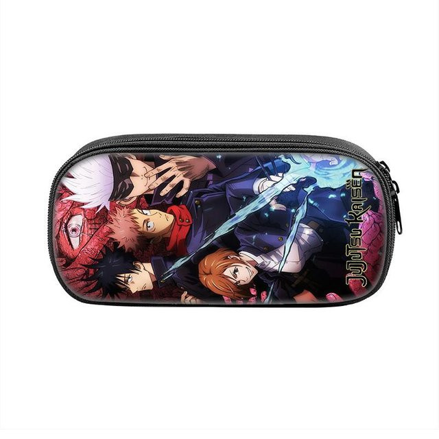 Jujutsu Kaisen Federmäppchen von Fancy Style Studio in Multicolour mit großer Kapazität und Reißverschluss - Bild 1