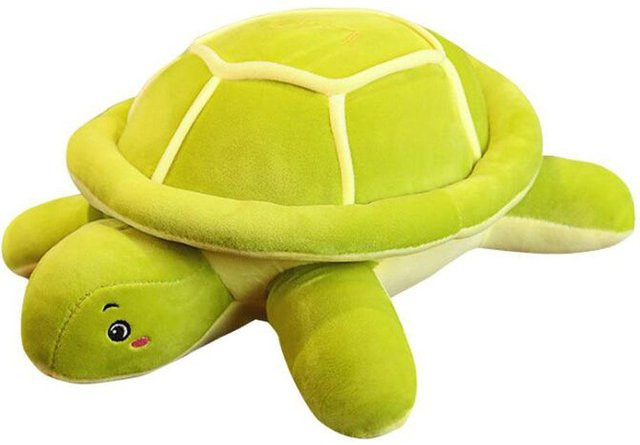 Binchi Keji Travel Meerestier Schildkröte, Plüsch Stofftier, Grün, Gelb, ab 12 Jahren - Bild 1