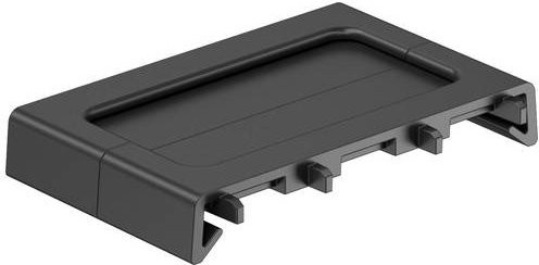 OBO Bettermann Bürstenleiste Schwarz B/H/T: 78 x 48 x 12 mm - Bild 1