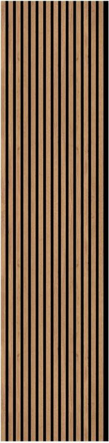 FN Acustico Akustikplatte aus PET und MDF in Risseiche, B: 572,5 cm, H: 2400 cm, T: 19 cm - Bild 1
