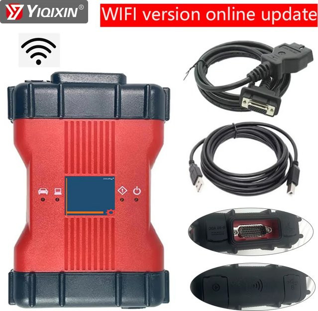 YIQIXIN VCM2 Professionelles Diagnosewerkzeug für Ford und Mazda mit ECU Programmierung, WiFi und USB Verbindung, Rot - Bild 1