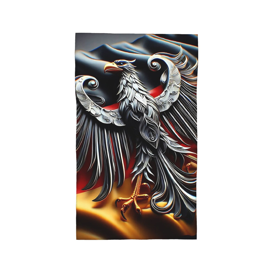 Saugfähiges Baumwollhandtuch Deutsches Kaiserreich Adlerflagge von Ka Chen Muda, Farbe: Weiß, B: 40 cm, H: 60 cm - Bild 4