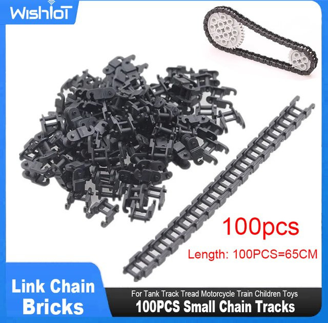 Inter Link Technische Teile Link Kette Ziegel, 100-teiliges Set, Zubehör - Bild 1