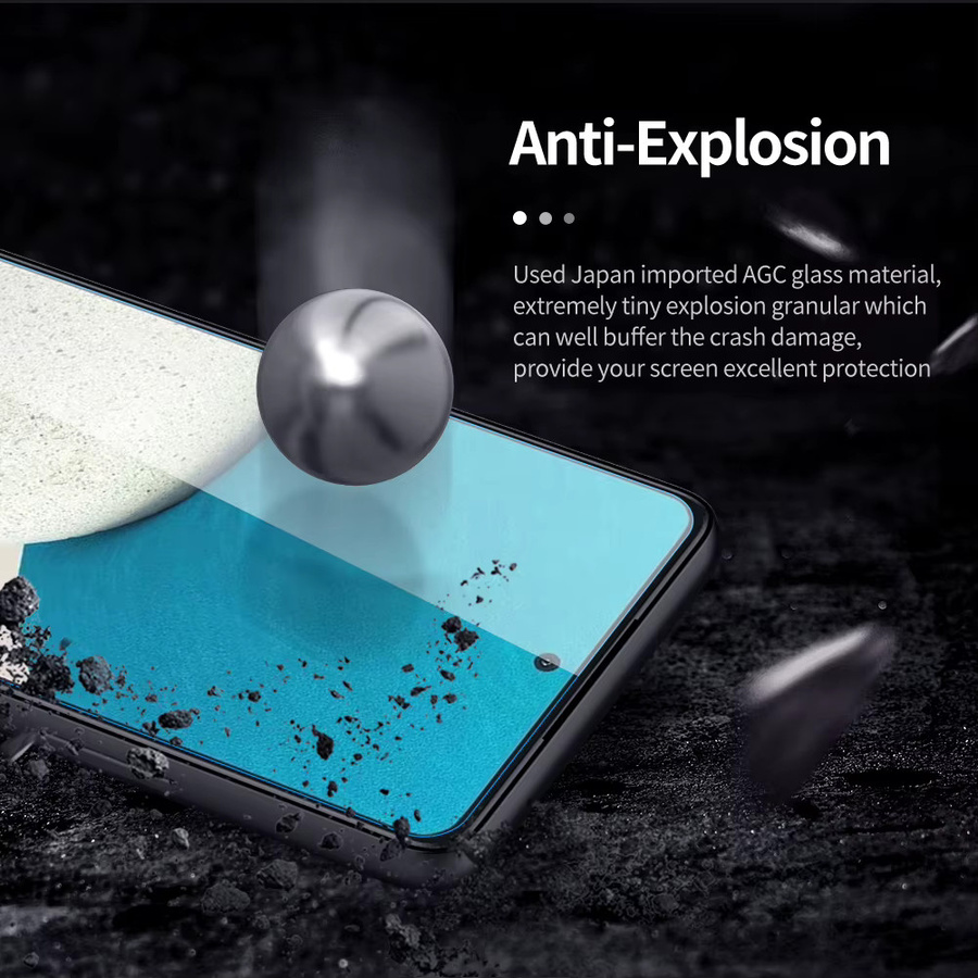 Nillkin Displayschutzfolie aus gehärtetem Glas für Samsung Galaxy A72, M53 5G, A53 5G und A55 5G, transparent - Bild 3
