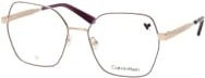Calvin Klein CK 24112 Korrektionsbrille, Vollrand, quadratisch, Metall, pink, gold, Damen - Bild 1