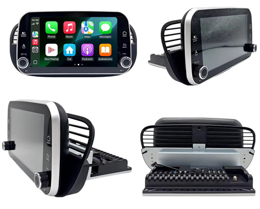 Android Auto Multimedia Bildschirm Stereo mit GPS Navigation und Rückfahrkamera Unterstützung für FIAT 500 Abarth 2007-2015 Auto Upgrade Kit - Bild 2