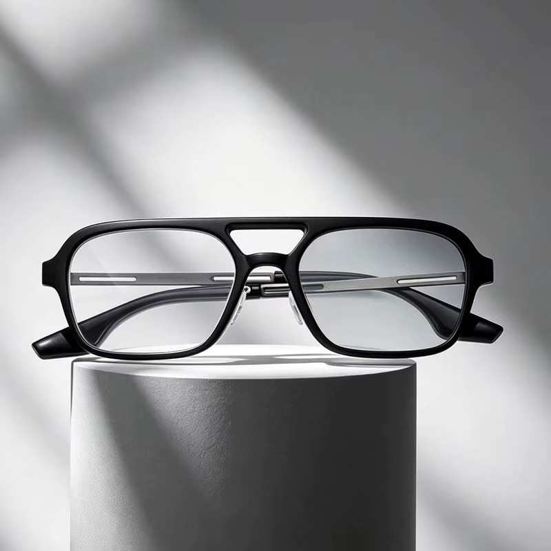 DIXSG Lesebrille, Vollrand, Square, Schwarz, Unisex - Bild 2