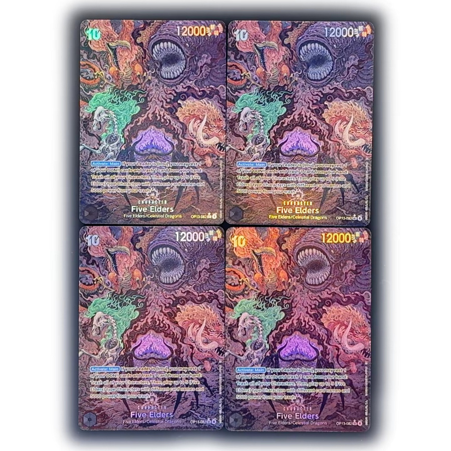Bandai One Piece Five Elders Karte, Sammelkarten, Englisch - Bild 4