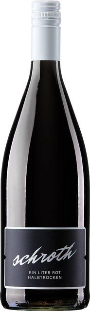 Michael Schroth Rotwein, Pfalz, 2023, halbtrocken, 12,5 % vol, 1 l - Bild 1