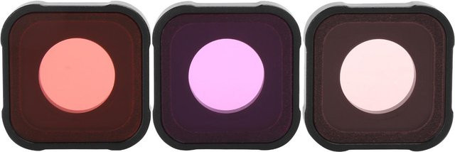 Junestar 3 in 1 Kamerafilterset mit Schutzabdeckung für GoPro Hero 9 in Pink - Bild 1