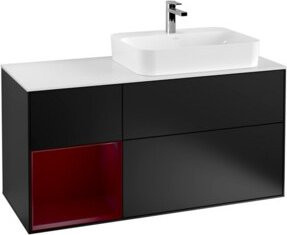 V&B Waschtischunterschrank Finion in Weiß lackiert, Breite: 120 cm, Tiefe: 50,1 cm, Höhe: 50,1 cm - Bild 1