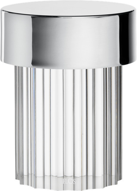 Flos Last Order Akkuleuchte in Silber mit Glas und dimmbarer LED - Bild 1