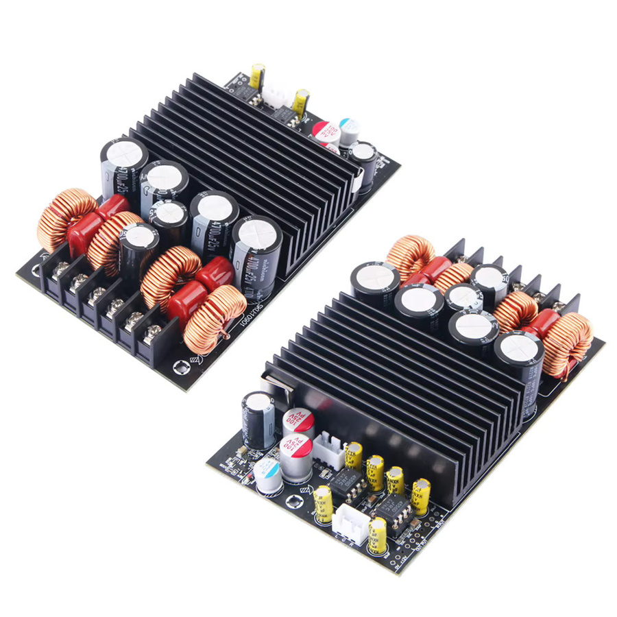 Gaqqee Hi-Fi Digital-Verstärkerplatine TPA3255 2.0 Zweikanal-Stereo-Verstärkermodul in Schwarz mit 300W+300W Hochleistung - Bild 2