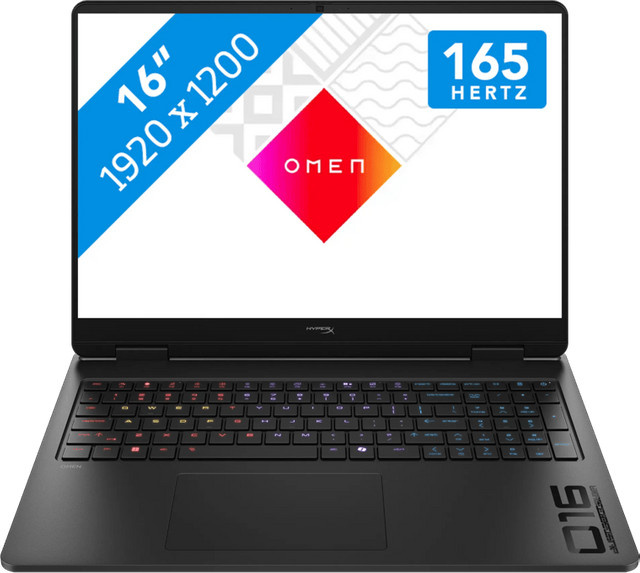 HP OMEN 16 Gaming-Notebook in Schwarz mit 16 Zoll Display, AMD Ryzen 9, 16GB RAM, 1TB SSD und Windows - Bild 1