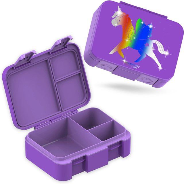 Bearfoot Brotdose in Purple, BPA-frei, mikrowellen- und spülmaschinenfest - Bild 1