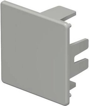 OBO Bettermann Endstück Stein-Grau 10 Stück B: 4,0 cm, H: 4,0 cm - Bild 1