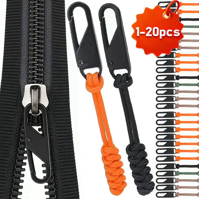 Bunte Tragbare Zipper Pulls aus Metall für Rucksack und Kleidung als DIY Nähzubehör, Mehrfarbig - Bild 1